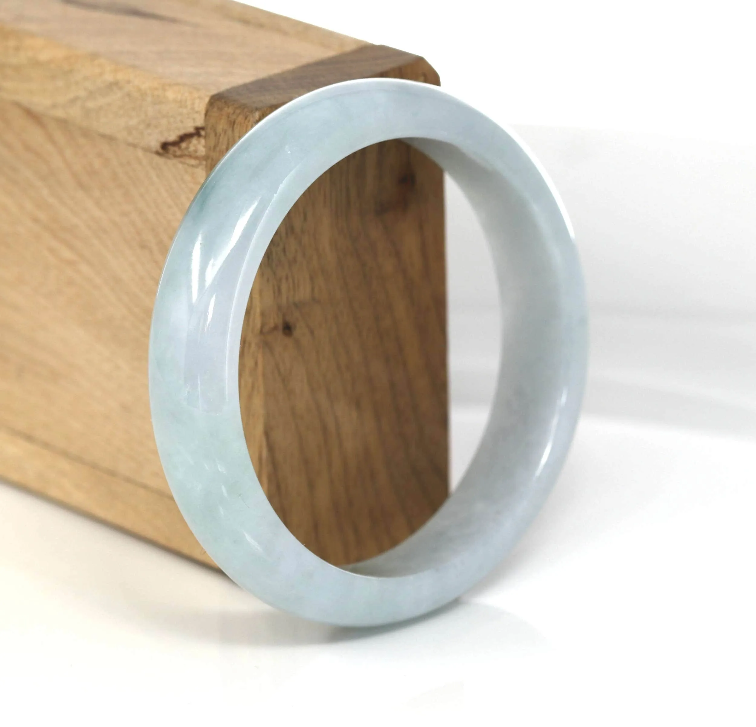 Classic Real Jade Jadeite Bangle Bracelet (56.64 mm) #464